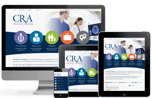 medical website design syracuse ny examples CRA by acs web design and seo