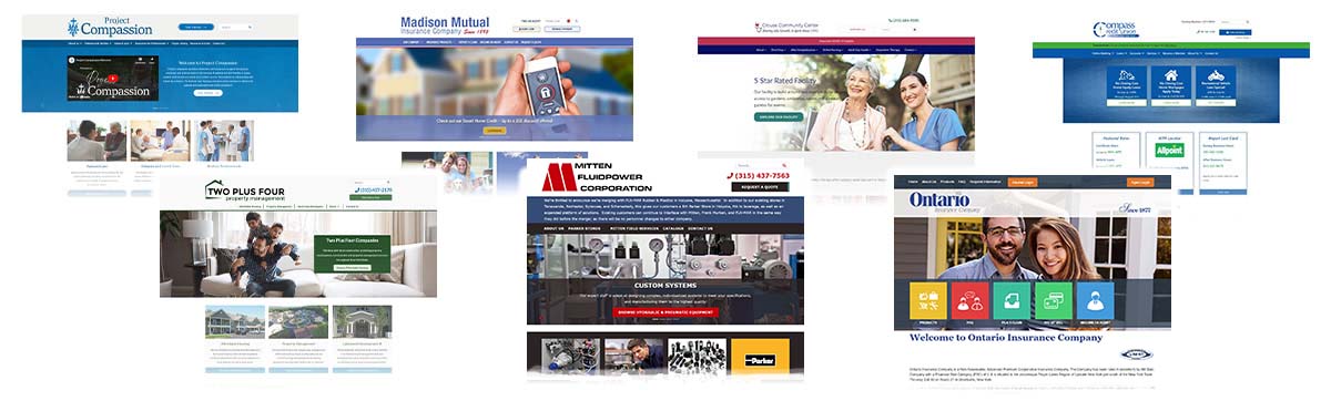website design examples from client portfolio by acs web design and seo
